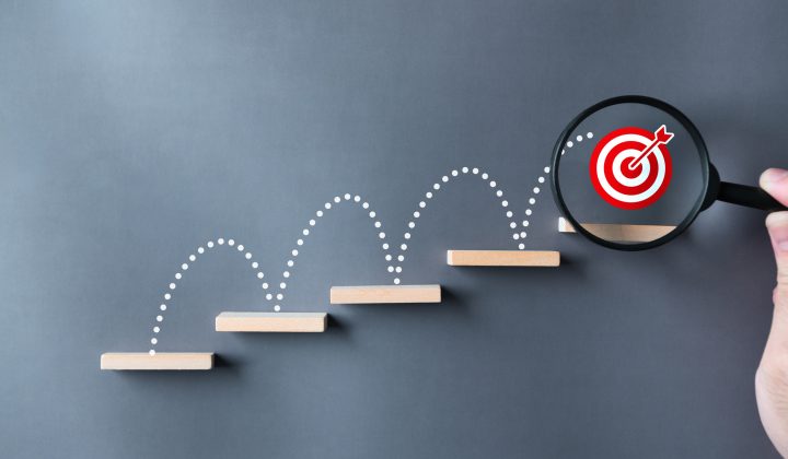 5 steps and a bulls-eye