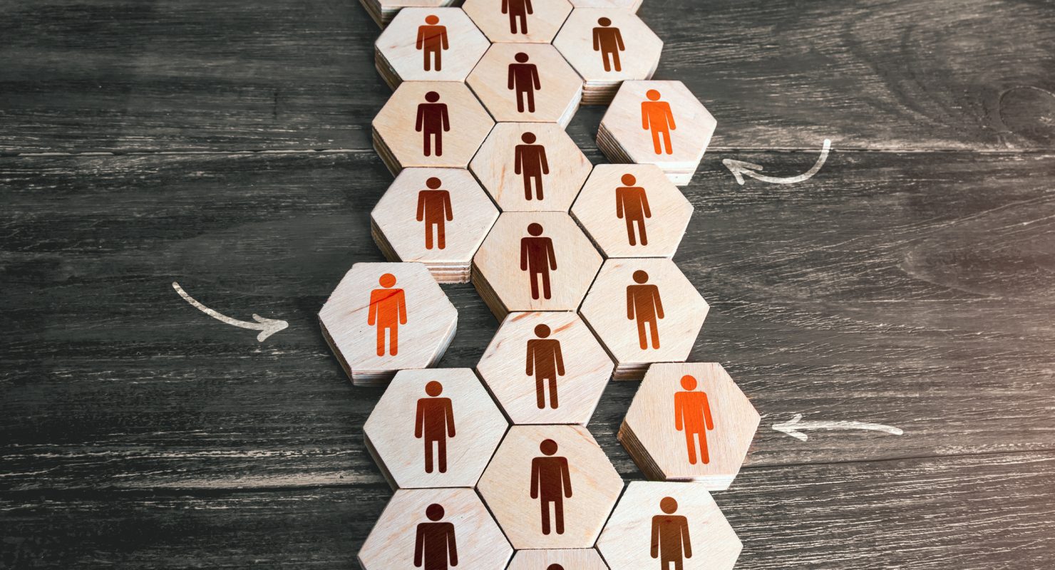 little tiles of people